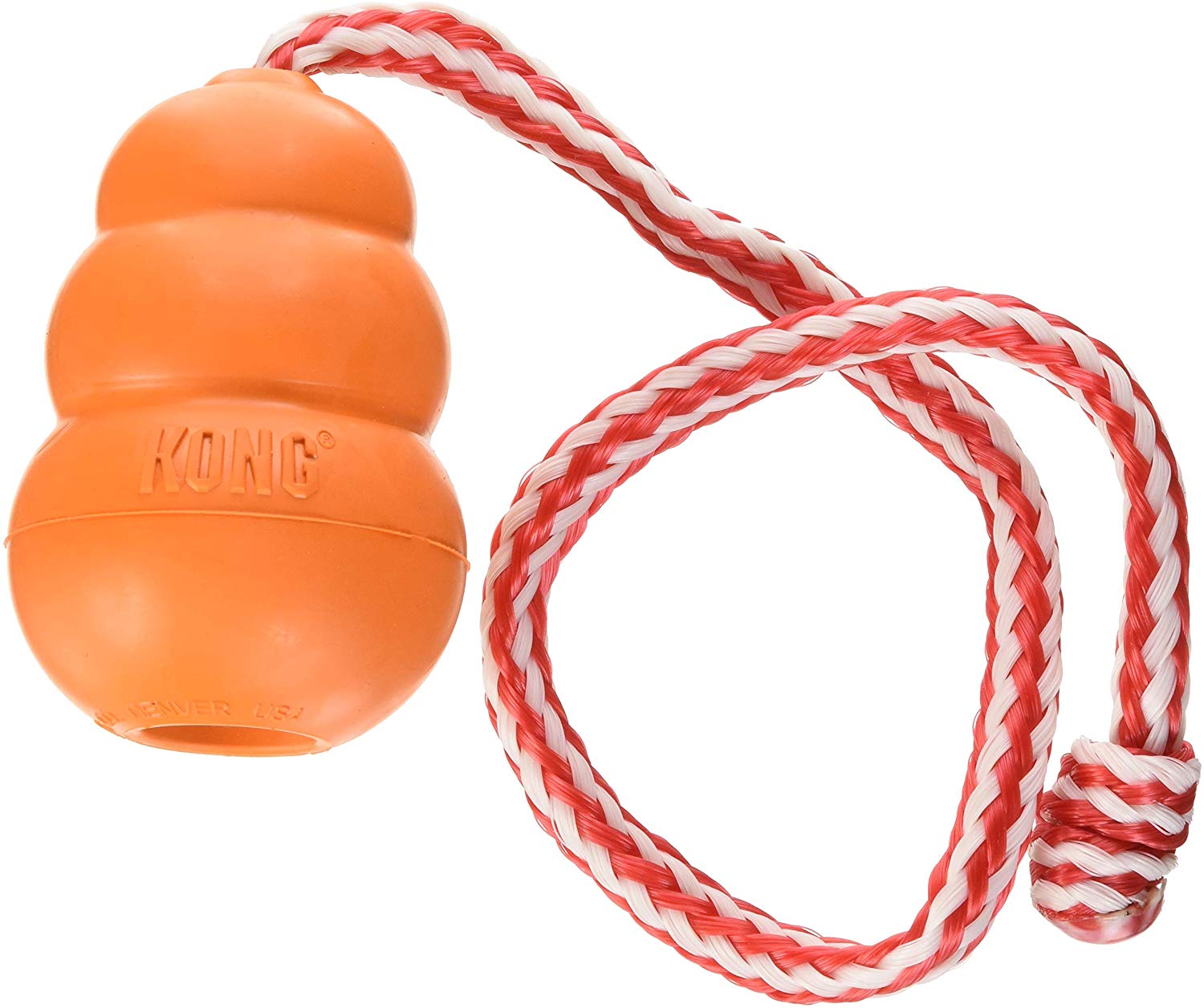 KONG - Aqua - Floating Fetch Toy for Water Play - For Medium Dogs, Orange