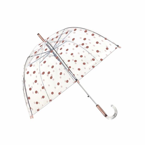 SMATI Clear Stick Umbrella - Big Dome Birdcage - Windproof