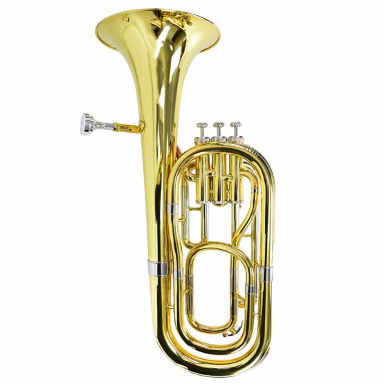 Montreux Sonata Student Bb Baritone Horn with Case and Mouthpiece - Image 4