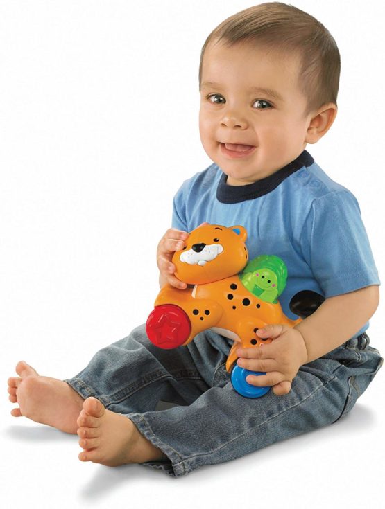 Fisher-Price Toy - Amazing Animals Press and Go Cheetah - Baby Toddler - 6-36 Months - Image 3