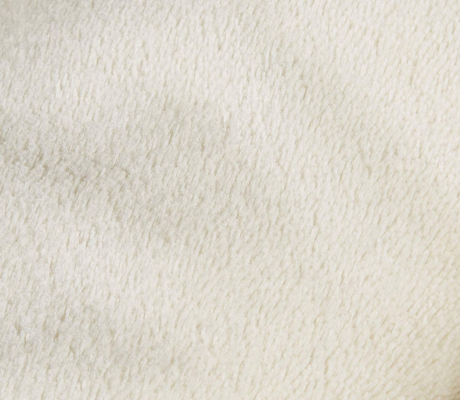 Amazon Basics Round Bolster Pet Bed for Dog or Cat with Flannel Top 50 x 50.8 x 15.2 Th cm, Brown and Ivory - Image 3