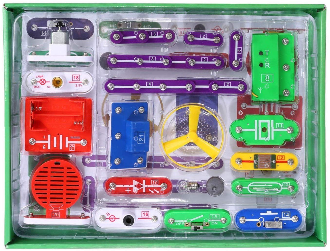 VFENG 335 Circuit Kits for Kids Circuit Experiment Kits Science Kits ...