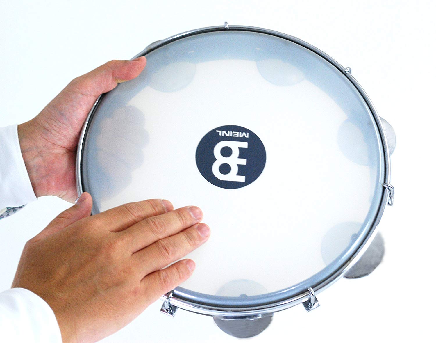 Meinl Percussion Traditional ABS Pandeiro, Frame Drum with Jingles, Diameter 10 Inches, Synthetic Head, ABS Plastic / Steel - Image 2