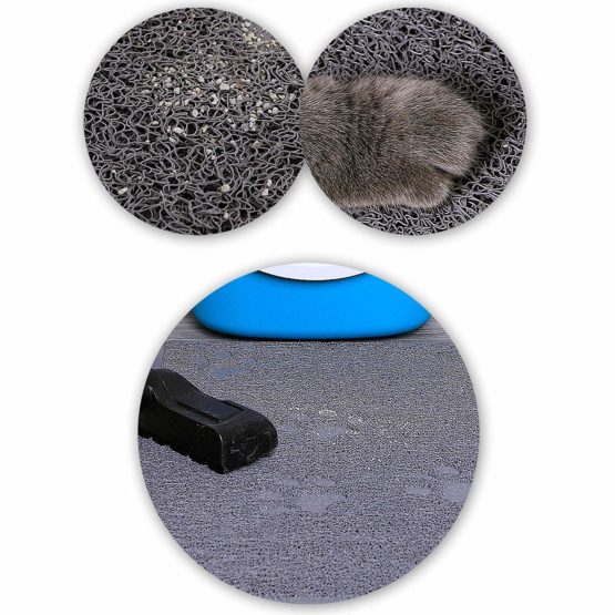 lionto by dibea Cat Litter Tray Cat Mat, Cat Toilet Litter Mat, Size, L, 60 x 90 cm - Image 4