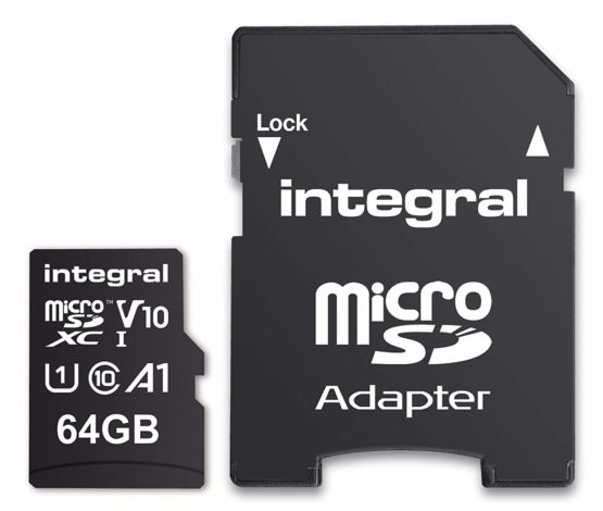 Integral UltimaPro - Memory Card 64 GB microSDHC/XC 100MB/s Class 10 UHS-I U1/ V10 + Adapter - Image 3