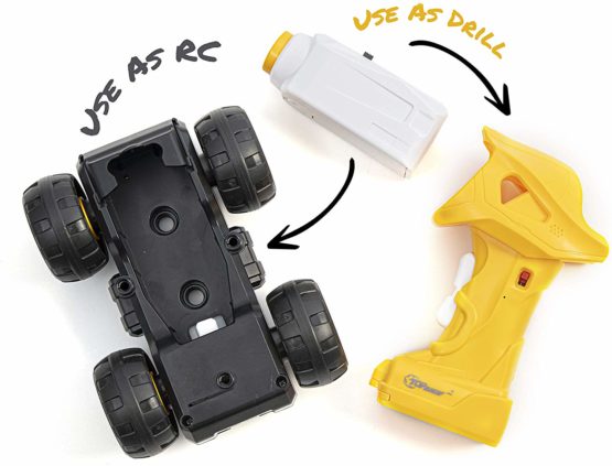 Rc Take Apart Building Toys with Electric Drill | Converts to a Remote Control car | Gift for Boys Ages 3,4,5,6,7 Years Old and up | Kids Car Toy | Stem Construction Trucks 3 in one (DIY100), . - Image 3