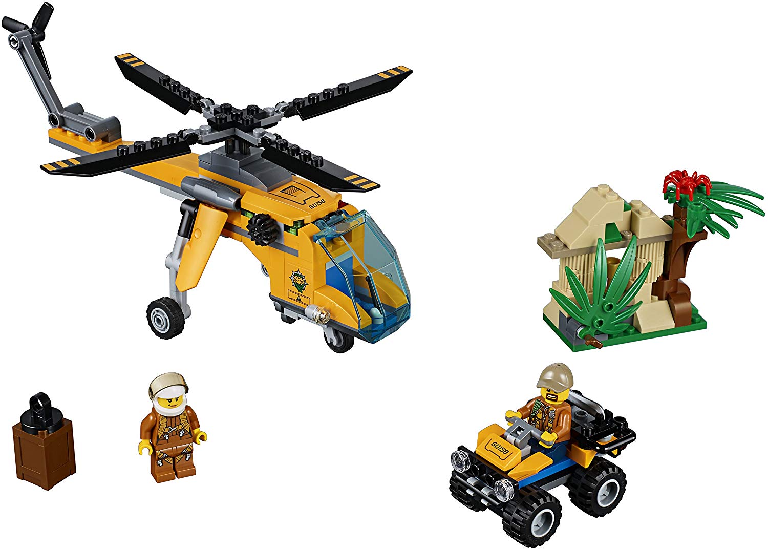 LEGO UK 60158 "Jungle Cargo Helicopter Construction Toy, Multicoloured - Image 2