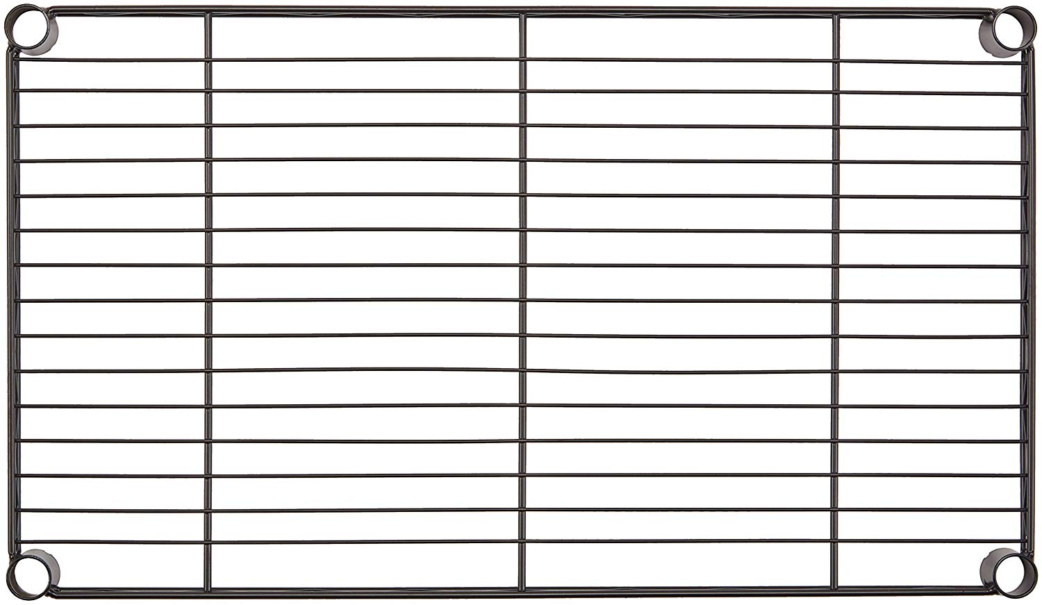Amazon Basics 3-Shelf Narrow Storage Unit On Wheels With Height Adjustable Shelves and Levelling Feet, 340 kg Max Weight - Image 2