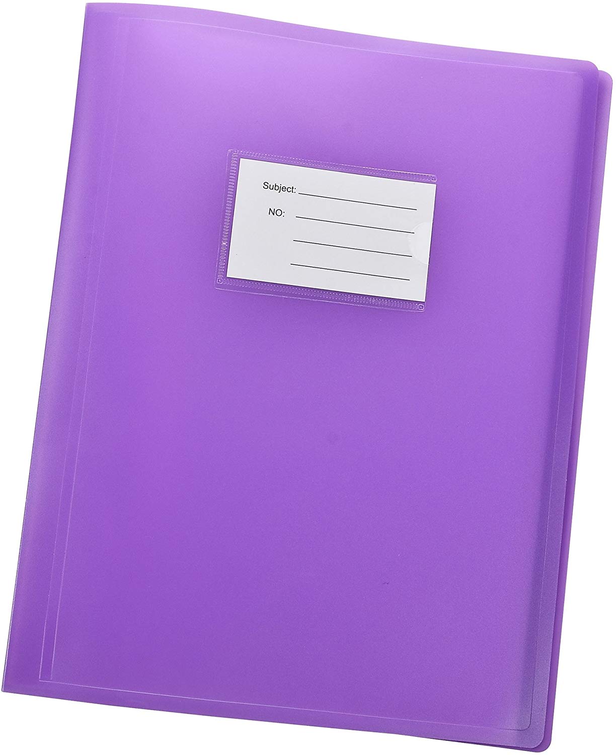 Arpan A4 Display Book Folder Flexible Cover Portfolio - 104 Pockets 208/Sides - Purple, 30 x 2 x 23 cm