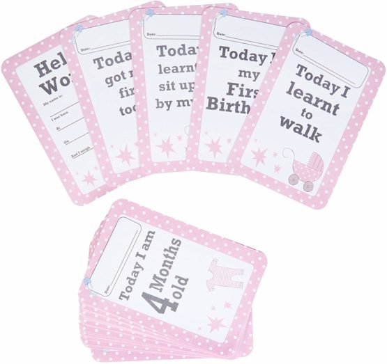 Neviti 773895 Tiny Feet Girl Baby Photo Cards