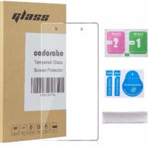 Cadorabo Tempered Glass works with Sony Xperia Z1 in HIGH TRANSPARENCY - Screen Protection 3D Touch Compatible with 9H Hardness - Bulletproof Display Saver