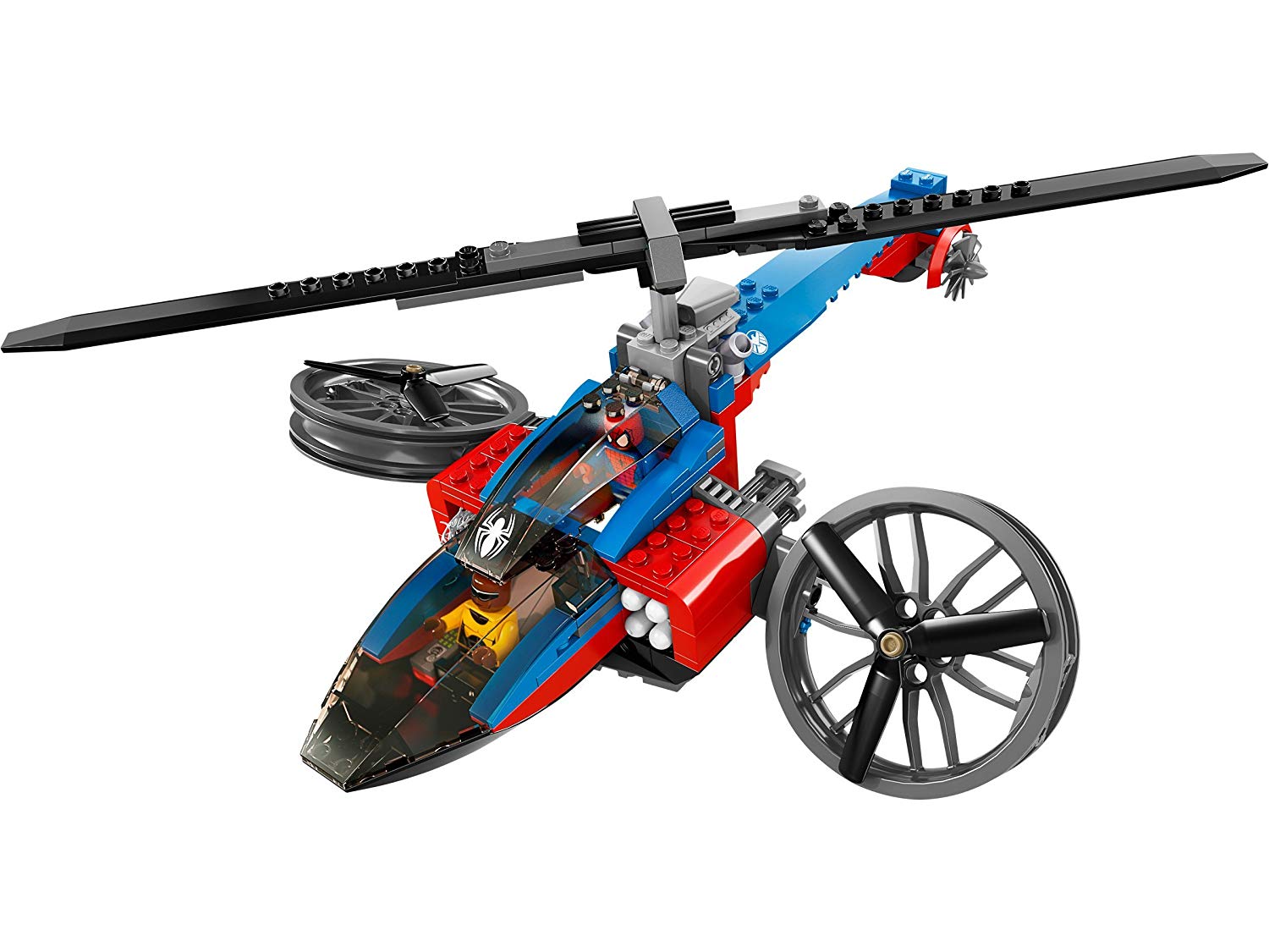 LEGO Marvel Super Heroes 76016 Spider-Helicopter Rescue, Green - Image 4