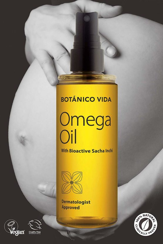 Botanico Vida Omega Oil. The 100% Natural Body Oil for Stretch Marks, Scars, Dry Skin. Clinically Proven Skincare, 125ml - Image 4