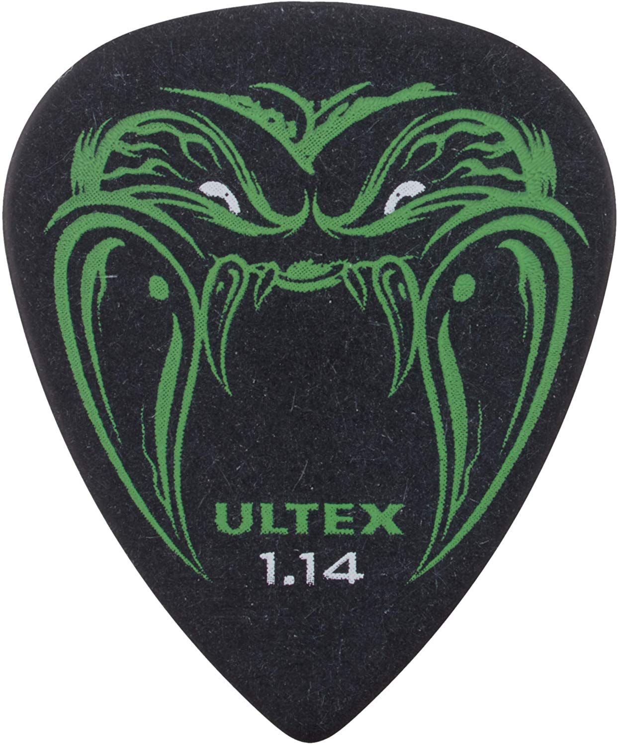 Jim Dunlop Ph112T1.14 Fang Pick Tin EA - Black, 1.14 mm