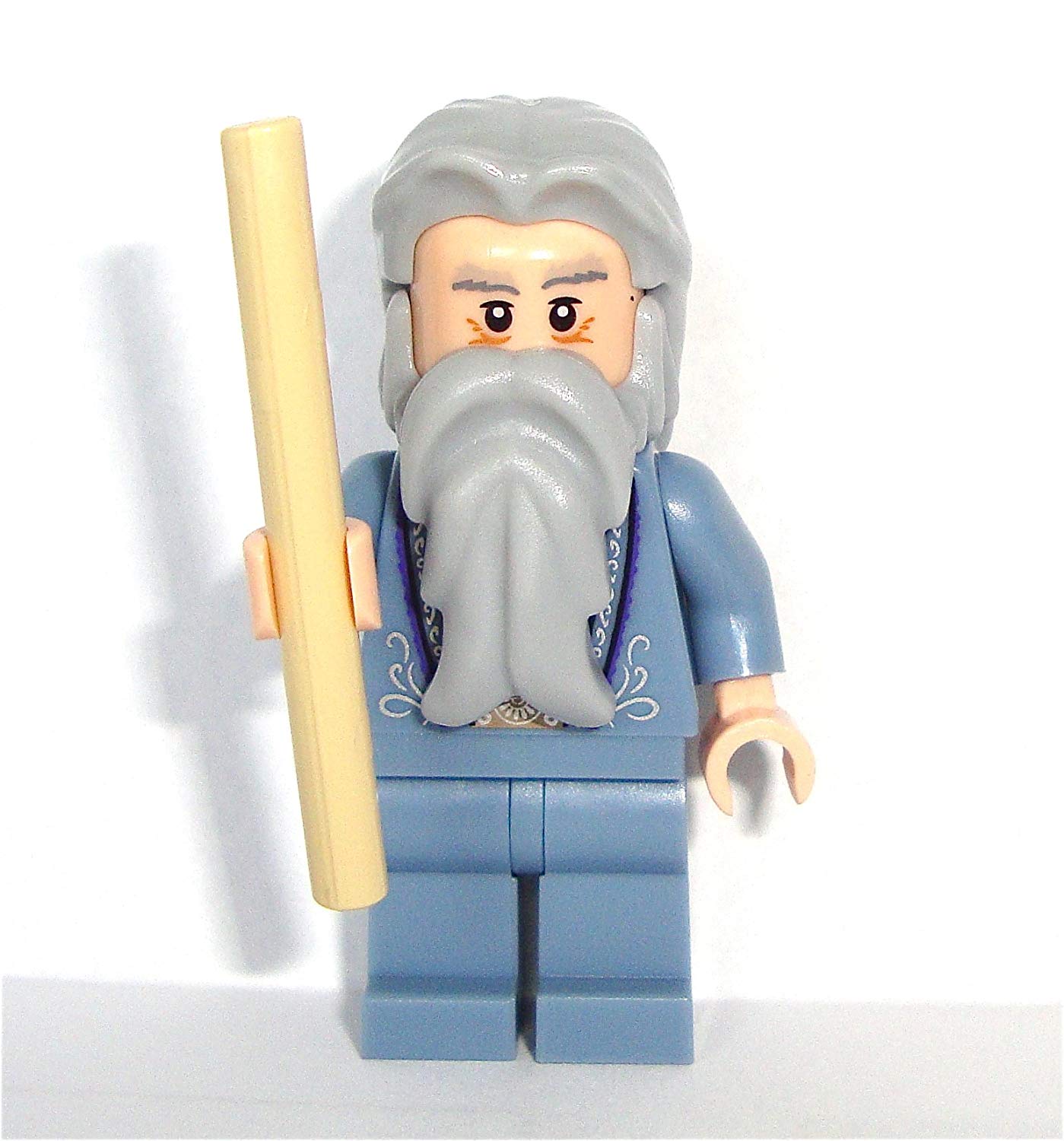 LEGO Harry Potter: Professor Albus Dumbledore Minifigure with Tan Wand, Multicoloured