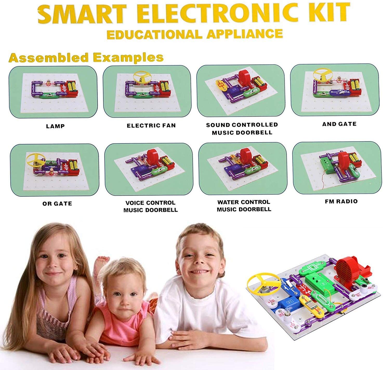 335 Circuit Kits for Kids Circuit Experiment Kits Science Kits Electric 