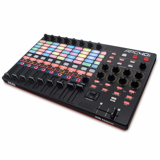 AKAI Professional APC40MKII - USB-Powered Ableton Live Performance MIDI Controller with Clip Launch Matrix, Knobs & Faders, Plug & Play Setup for Mac / PC and Pro Software Suite Included
