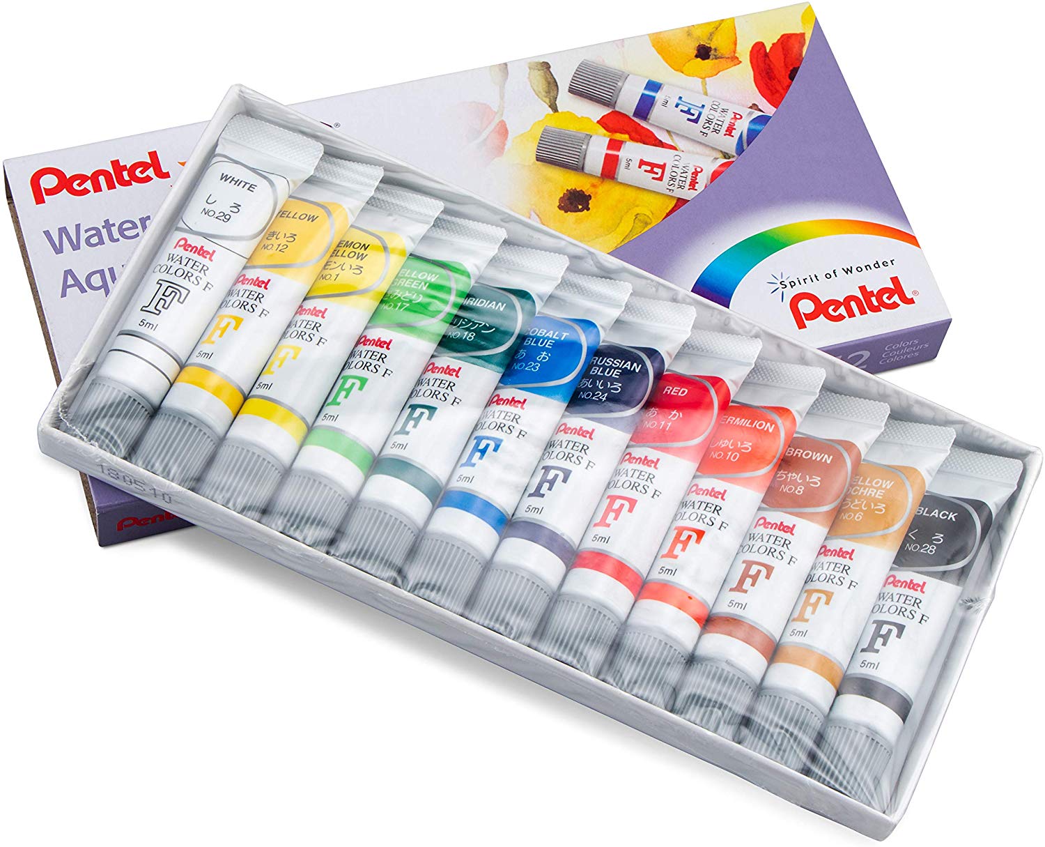 Pentel Watercolor Paints 5ml 12 kg Assorted Colors – BigaMart