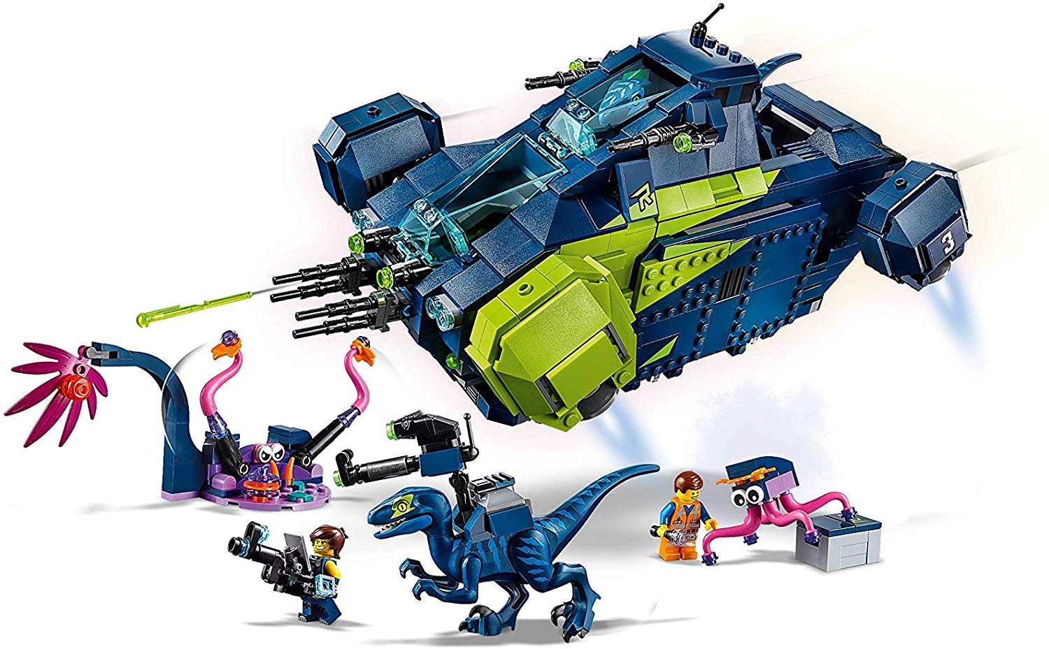 LEGO 70835 The Movie 2 Rex's Rexplorer!, Colourful - Image 4