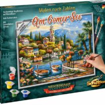 Schipper 609240798 Painting by Numbers on Lake of Como - Pictures for Adults Including Brushes and Acrylic Paints 24 x 30 cm