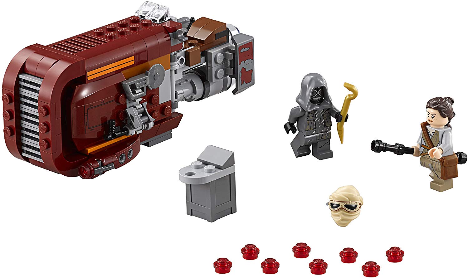 LEGO Star Wars 75099 Rey's Speeder, Multicolor, 26.2 x 14.2 x 5.1 - Image 3