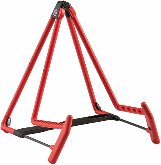 K&M 17580.014.59 Heli 2 Guitar Stand - Red
