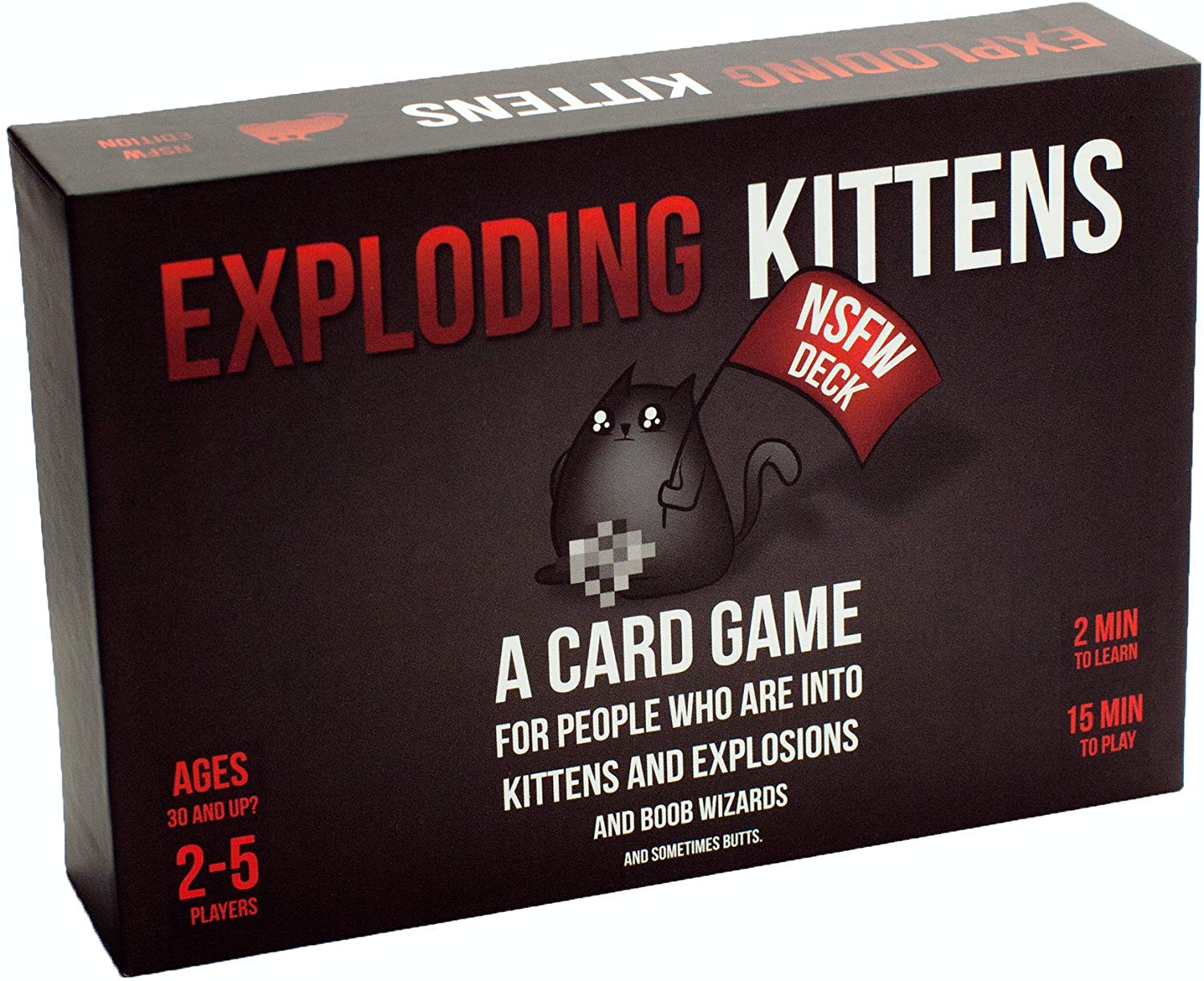 Exploding Kittens: NSFW Edition (Explicit Content - ADULTS ONLY! ENGLISH VERSION), Multicoloured, Mediano