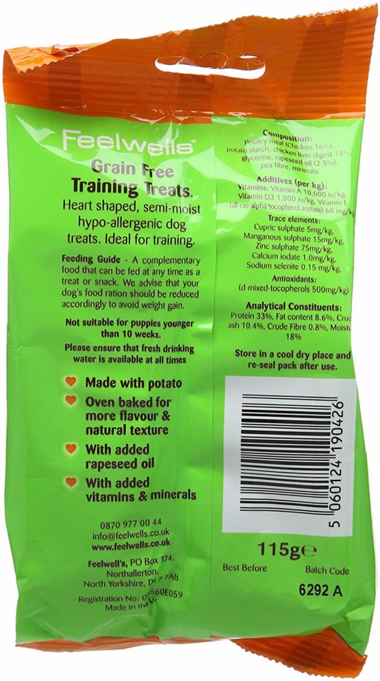 Feelwells Training Treats Grain Free, 115 g(Pack of 7) - Image 2