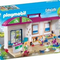 Playmobil City Life 70146 Take Along Vet Clinic with lots of equipment, animals and Playmobil figures, for Children 4+