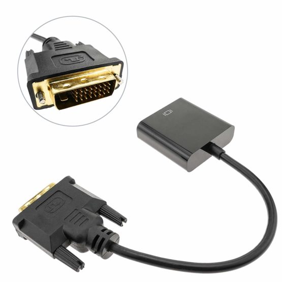 BeMatik DVI-D to VGA Converter on 15cm Cable (HC069) - Image 2