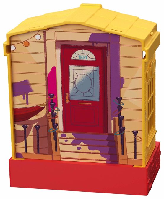 101 Dalmatian Street GBM27 Disney, Stackable Dog House (5-in) with Dylan Character Figure (3-in) and Space Helmet Accessory, Multicoloured - Image 4
