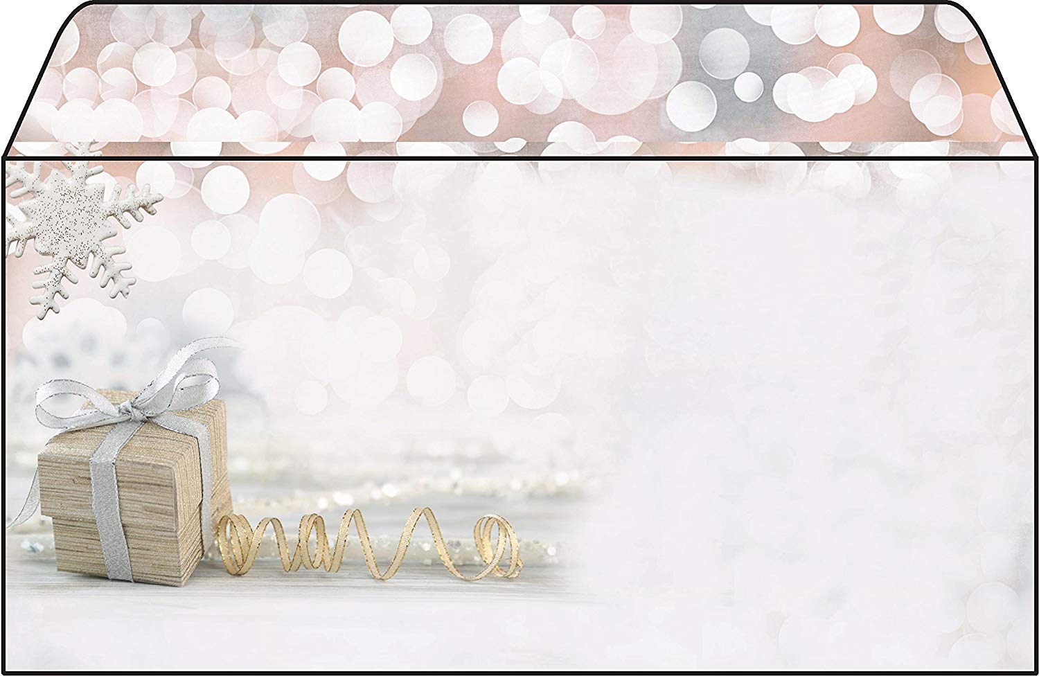 SIGEL DU135 Christmas envelopes "Christmas Surprise", DL, without window, 90 gsm, 50 Pieces, Christmas Surprise, white/golden - Image 2