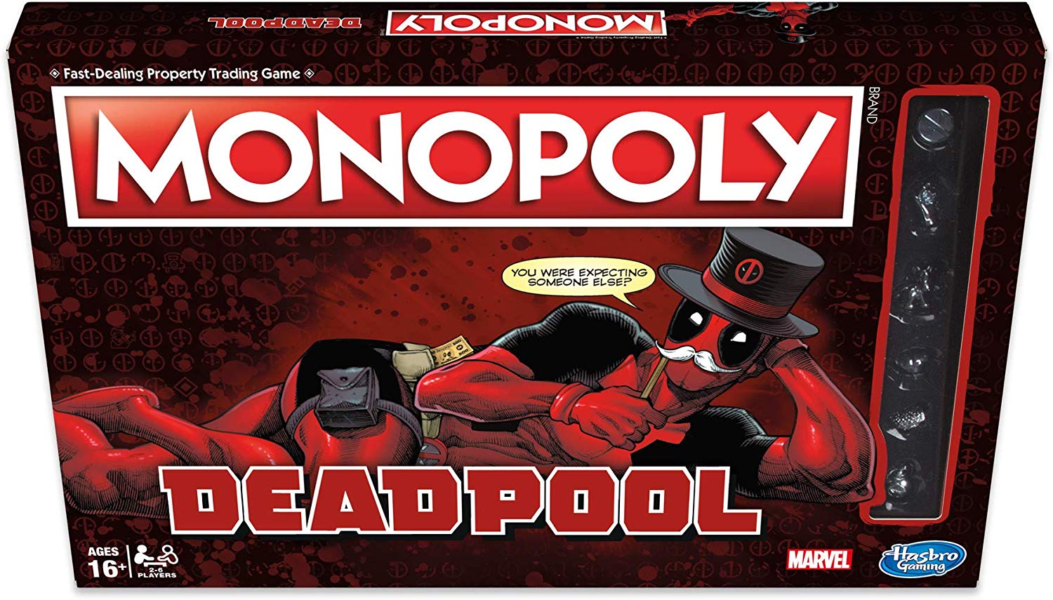 Hasbro Gaming Monopoly Game: Marvel Deadpool Edition, Standard