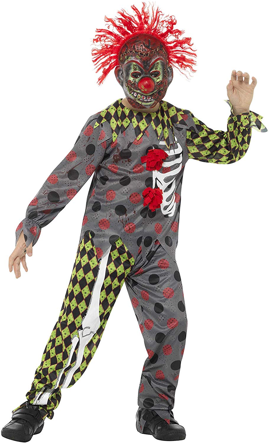 Smiffys 45125M Deluxe Twisted Clown Costume (Medium) – BigaMart