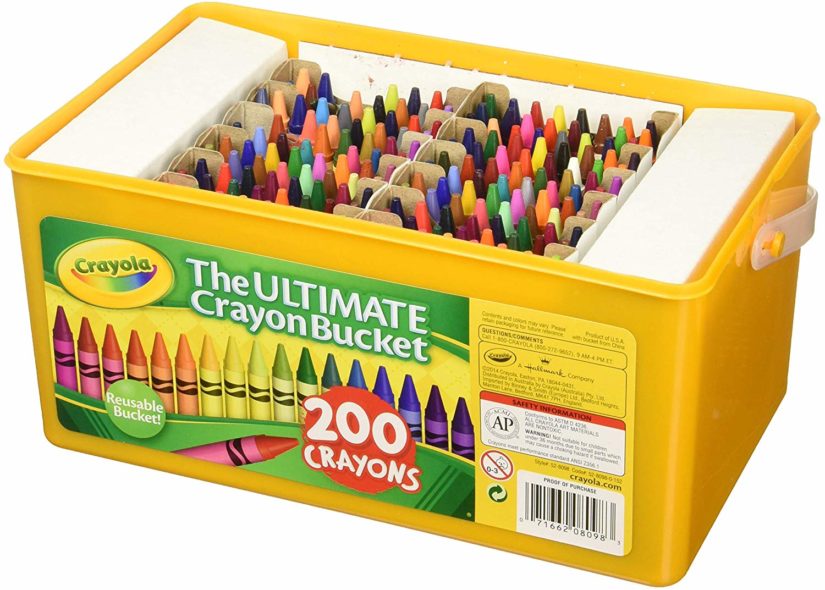 Crayola Ultimate Crayon Bucket 200 Crayons BigaMart