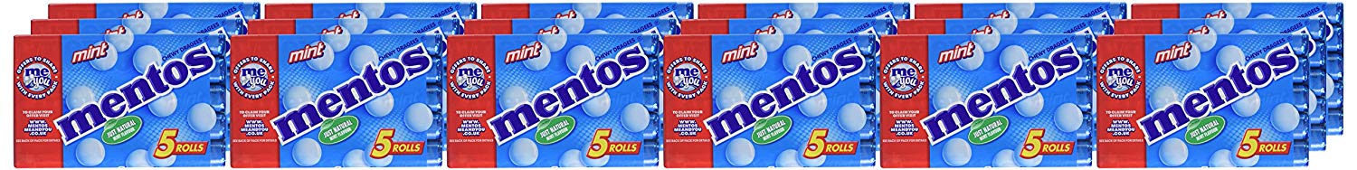 MENTOS - Soft Mints - Crisp Outer Shell and Soft Centre - Mint Flavour x 5 Rolls, 5 Rolls (38 g each) - Image 4