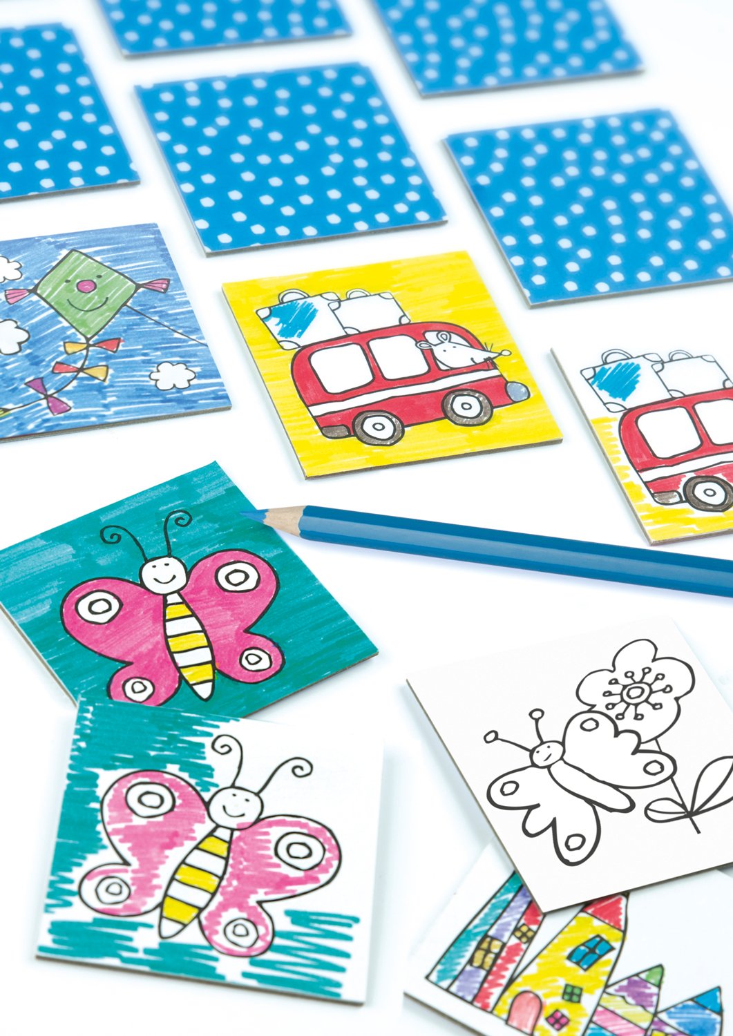 Eberhard Faber colouring 579942 – Memory Game – Includes Colouring ...