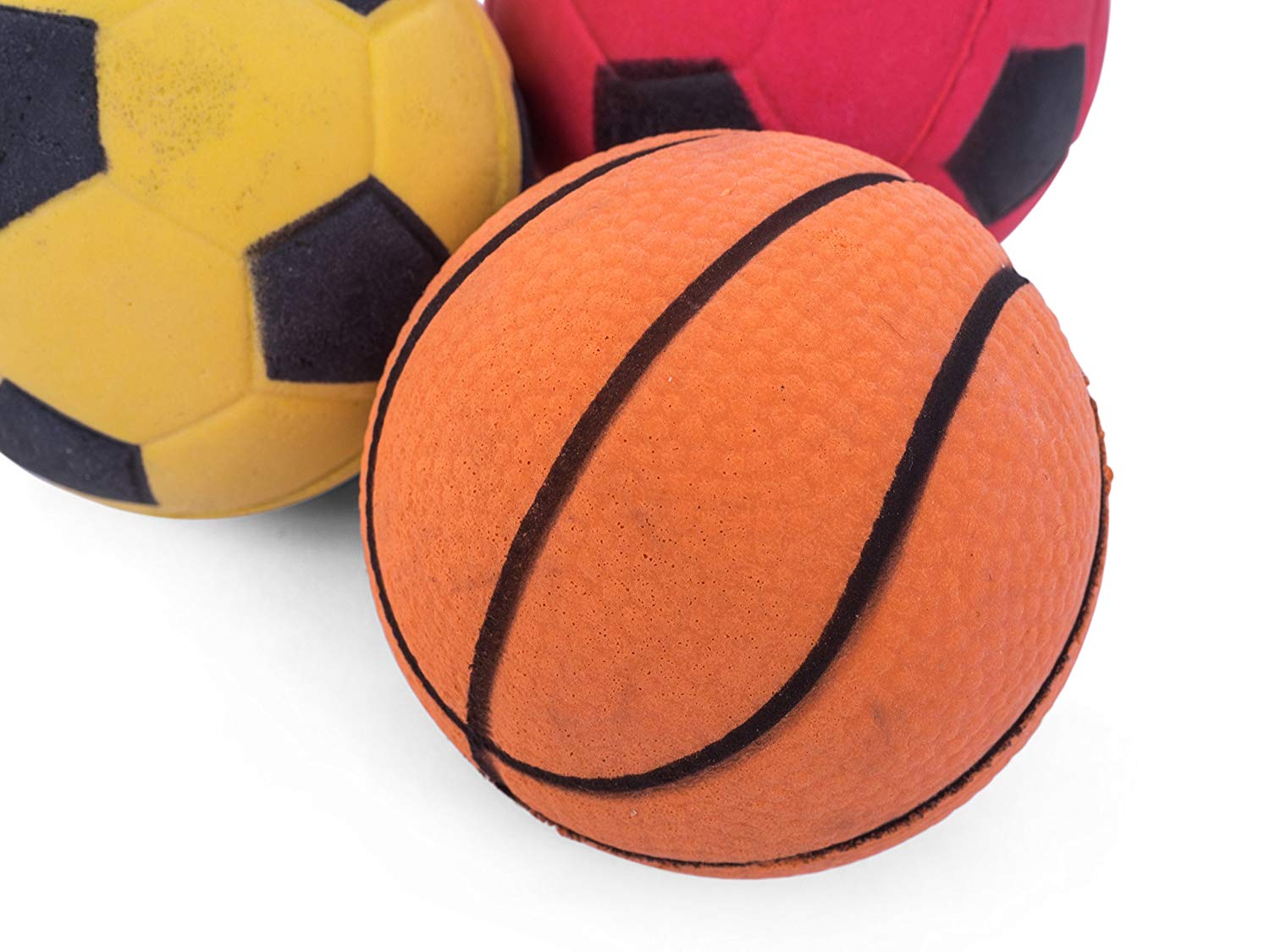 Petface Sponge Balls, Pack of 3, 3 Pack - Image 4