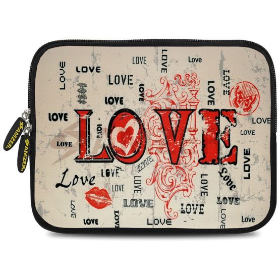 Amzer Enchanted Love Design Neoprene Soft Sleeve for Up to 7.75 inch Tablet - Image 3
