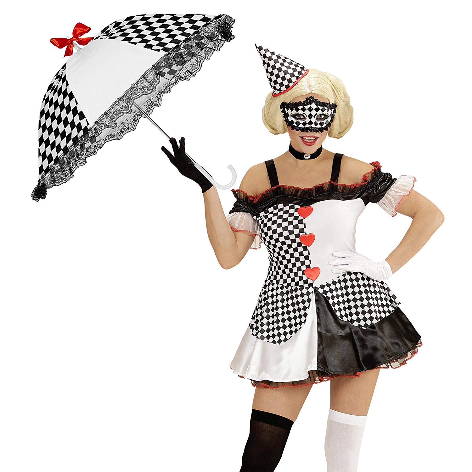 Widmann PIERROT UMBRELLA, White - Image 3
