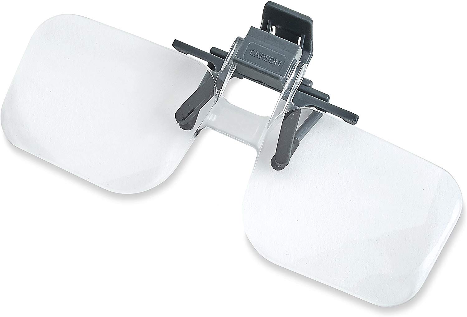 Carson OD-14 Clip and Flip Hands-Free 2x (+4.00) Magnifying Lenses, Grey, +4.00 Diopters (2x Power) - Image 3