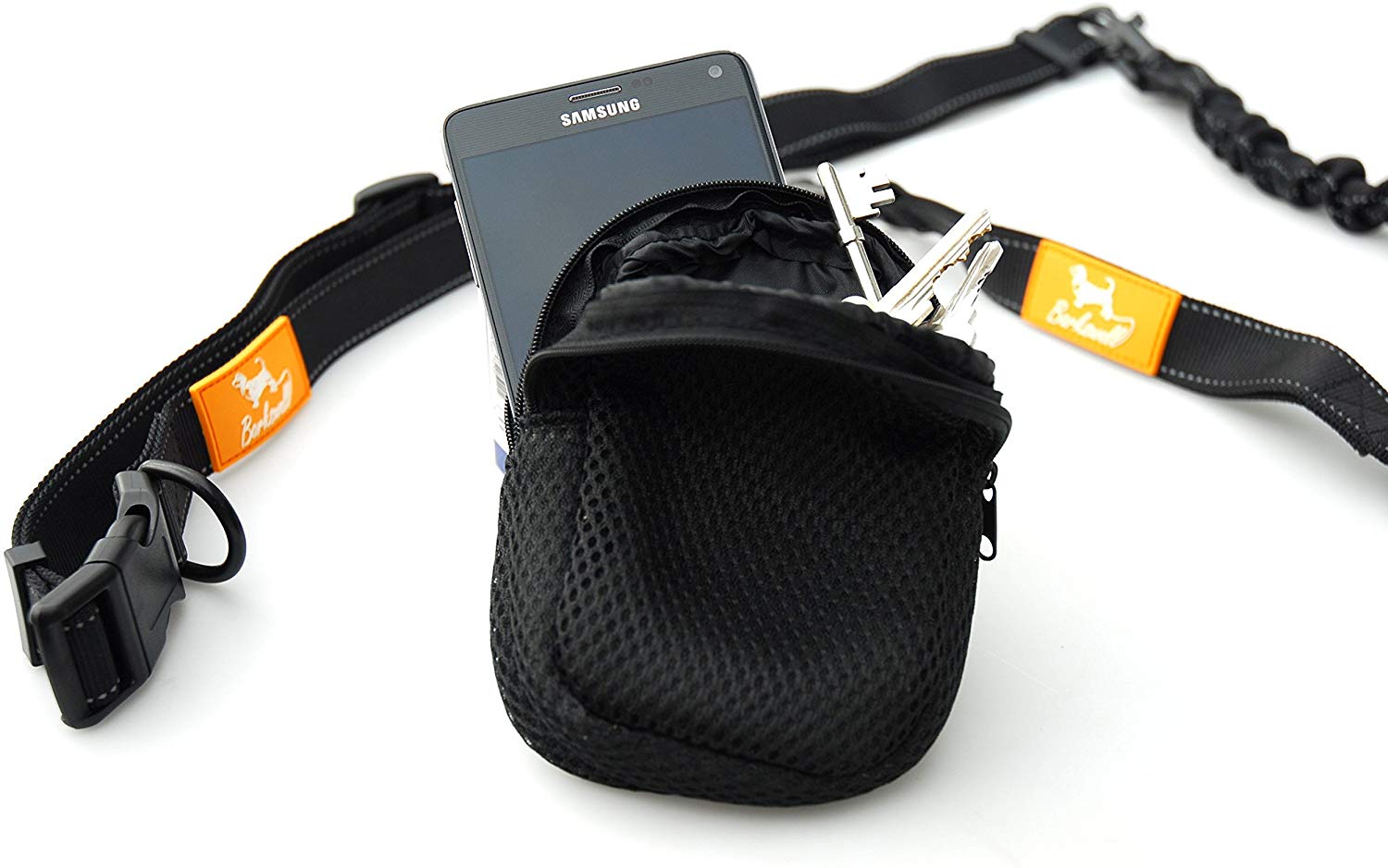 Barkswell Hands Free Dog Lead - Running Lead with Waist Belt and Bungee Cord, Original Black, 1 Dog - Image 4