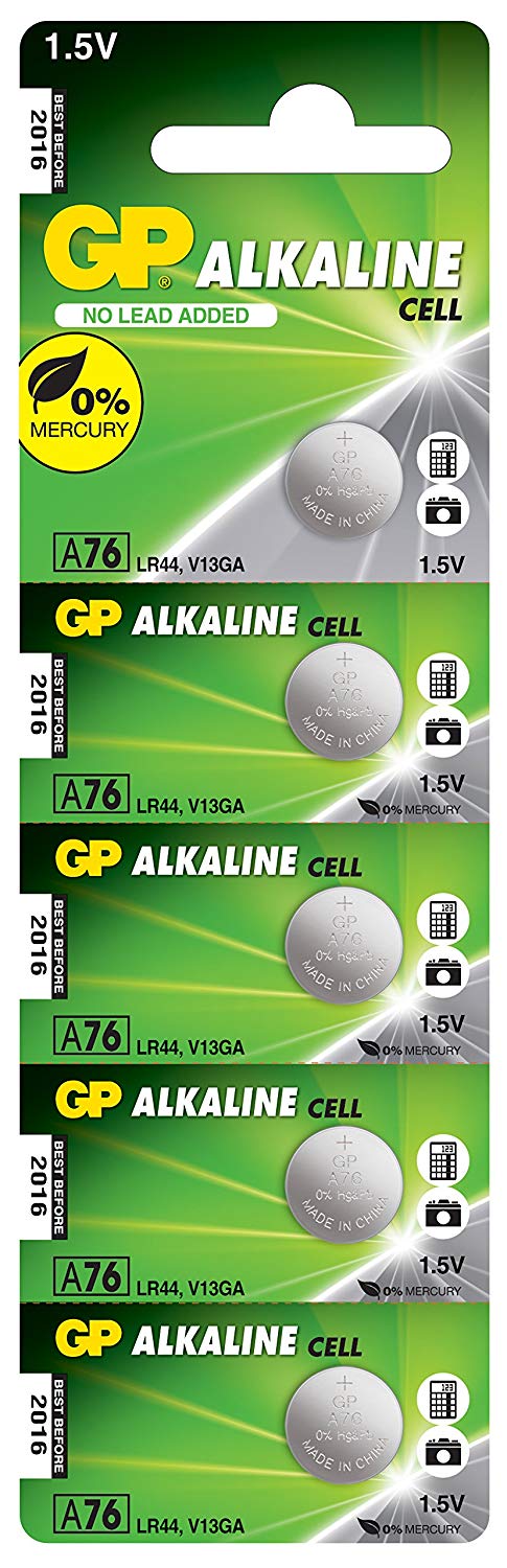 GP Batteries 76 A Alkaline Button Cell Battery – BigaMart