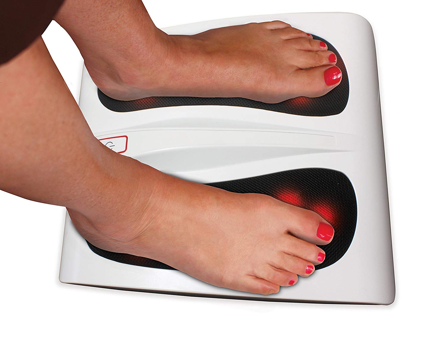 HoMedics Shiatsu Foot Massager with Heat Deep Kneading, Deluxe Heated