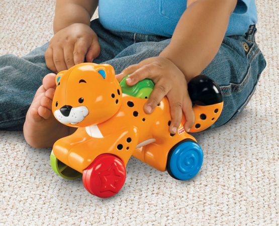 Fisher-Price Toy - Amazing Animals Press and Go Cheetah - Baby Toddler - 6-36 Months - Image 4