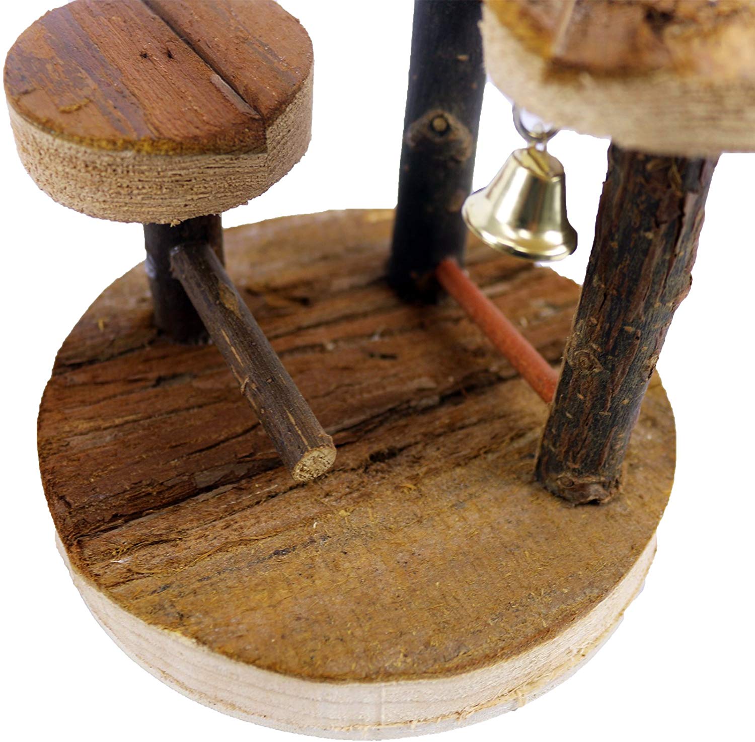 Pet Ting Natural Living Climbing Frame 14 x 14cm Diameter Hamster Mice Geribil, BROWN - Image 2