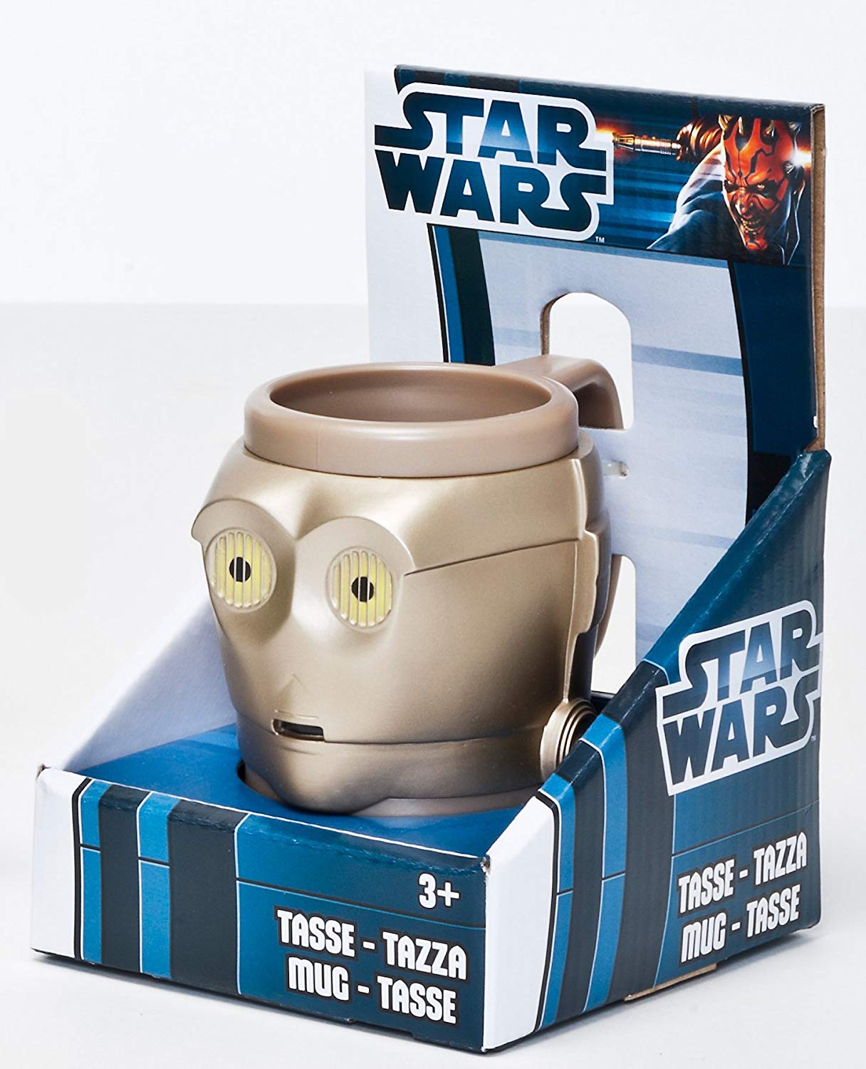Joy Toy 43059 "Star Wars C3-PO 3D Plastic Cup, Bronze, standard size - Image 2