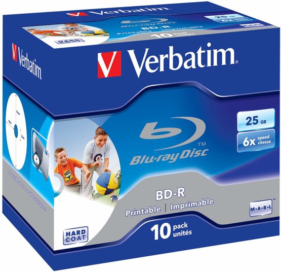 Verbatim 43713 25 GB 6X BD-R Inkjet JC (Pack of 10) - Image 4