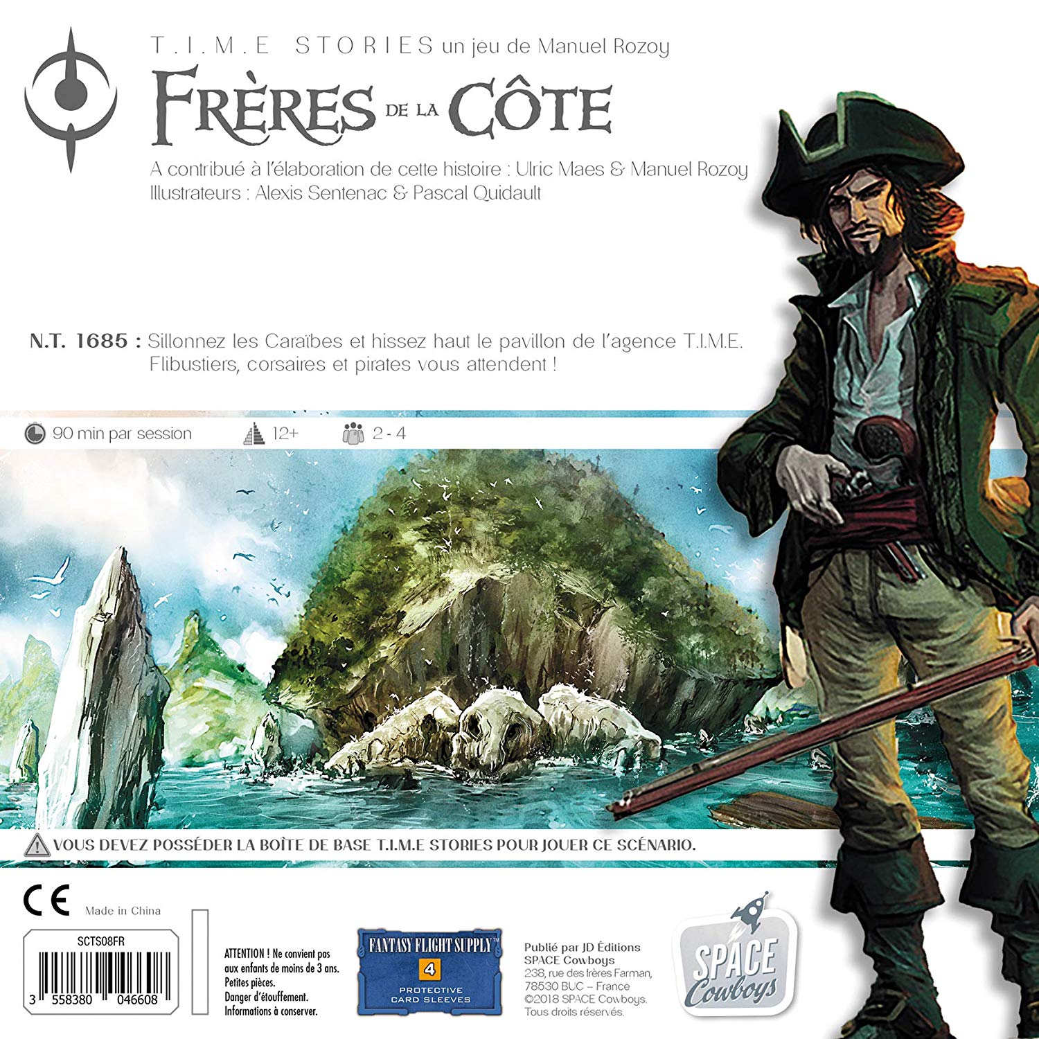 Time Stories - Extension: Brothers of the Coast - Asmodee - Board Game - Cooperative Game, Small - Image 3