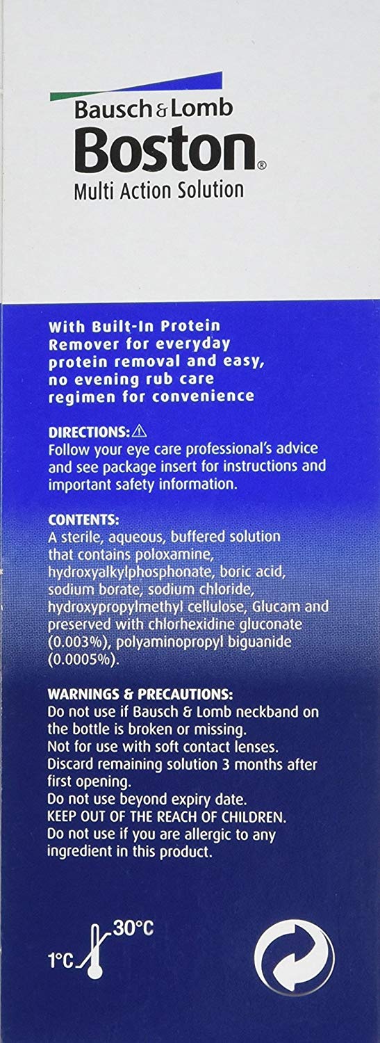 Boston Simplus Multi Action Solution 120ml For Rigid Gas Permeable